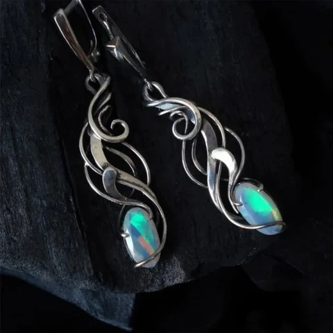 Серебряные серьги-капли NovoPublic