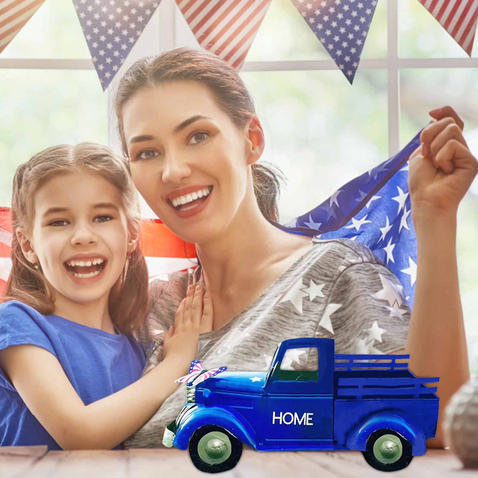

4th Of July Car Decorations Independence Day Patriotic Table Decoration Vehicle Veterans Memorial Day Home Party Decoration For
