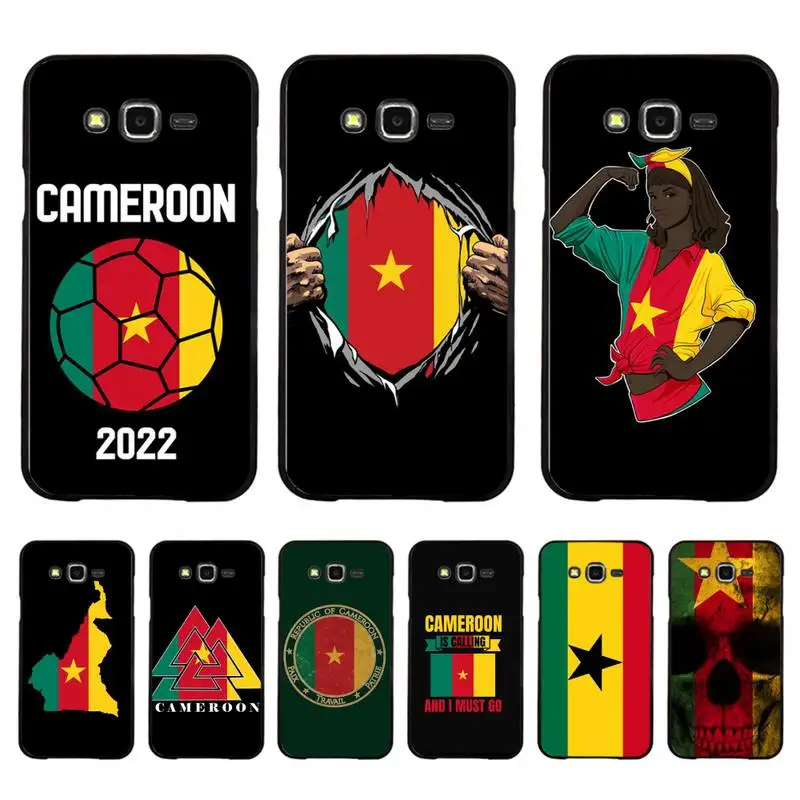 

Republic of Cameroon Flag Phone Case For Samsung Galaxy J 4plus J6 J5 J72016 J7prime cover for J7Core J6plus Back Coque