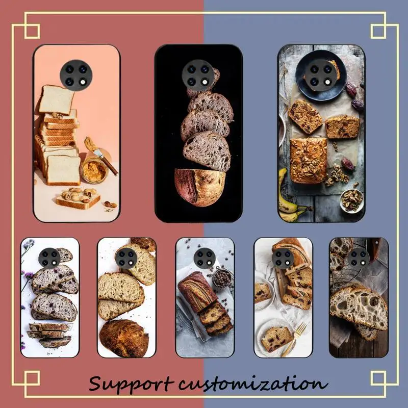 

Bread breakfast Phone Case for Redmi 5 6 7 8 9 A 5plus K20 4X S2 GO 6 K30 pro