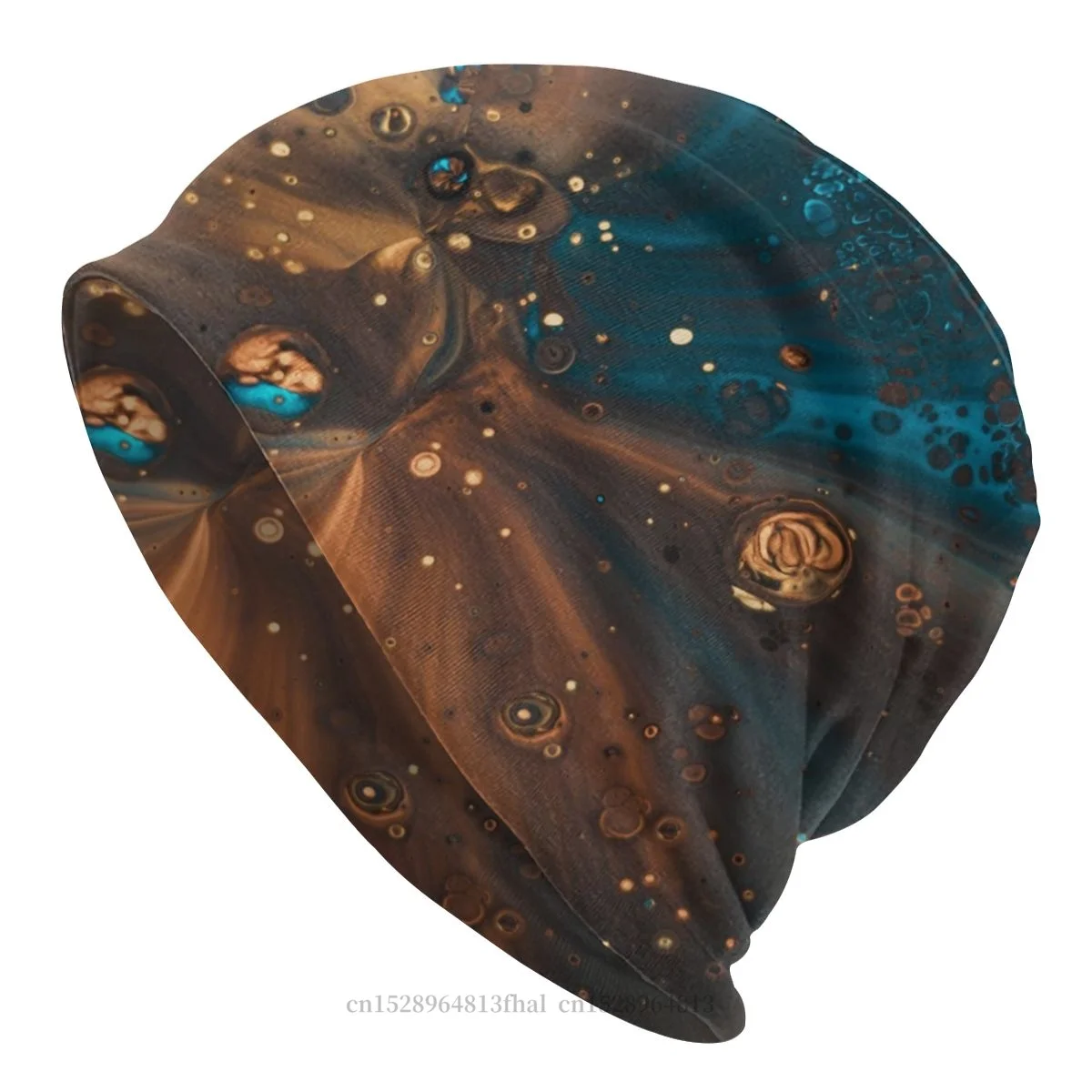 

Skullies Beanies Hat Paint Poured Outdoor Beanie Caps For Men Women Abstract Acrylic Expressionist Art Ski Caps Soft Bonnet Hats
