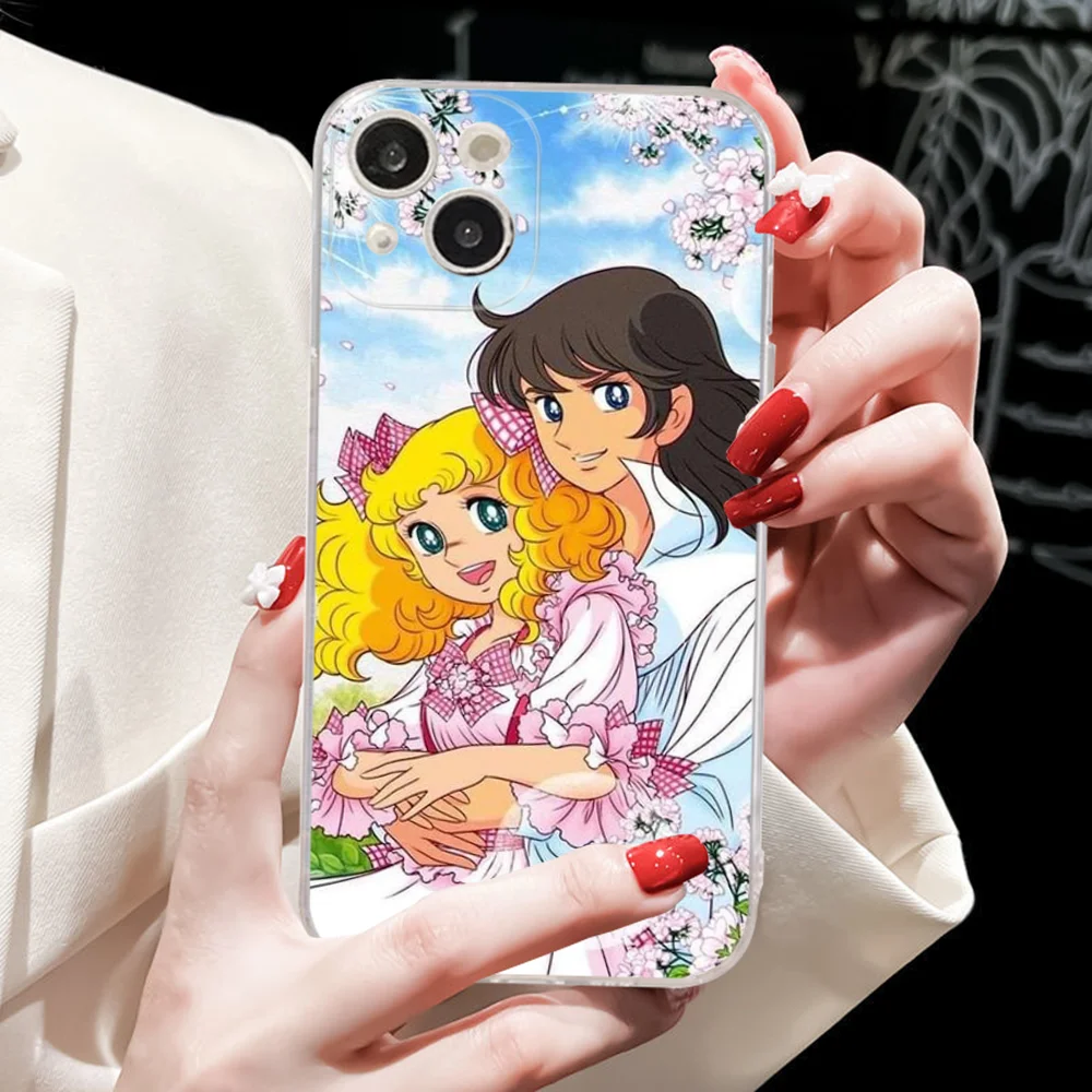 Anime Manga Candy Phone Case For IPhone 16 15 8 7 6 6S Plus X SE XR XS 14 11 12 13 Mini Pro Max Mobile