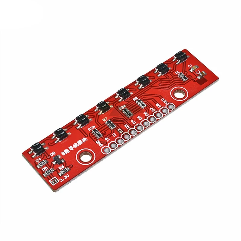 

Модуль отслеживания, инфракрасный датчик обнаружения, модуль для Arduino 8-канального инфракрасного детектора, модуль охоты, 8-битный модуль да...