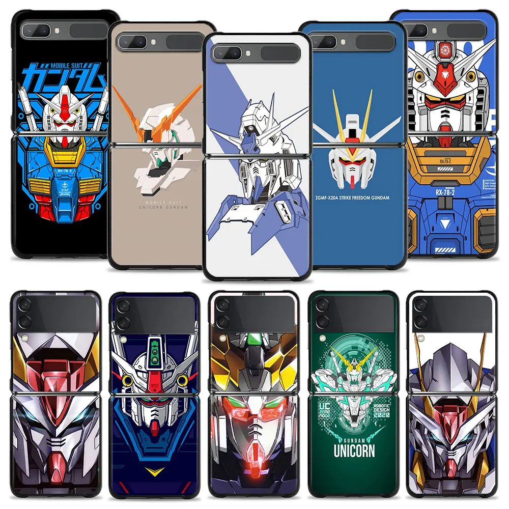 Чехол для телефона Gundam Robot Samsung Z Flip3 флип-чехол жесткий чехол-накладка |