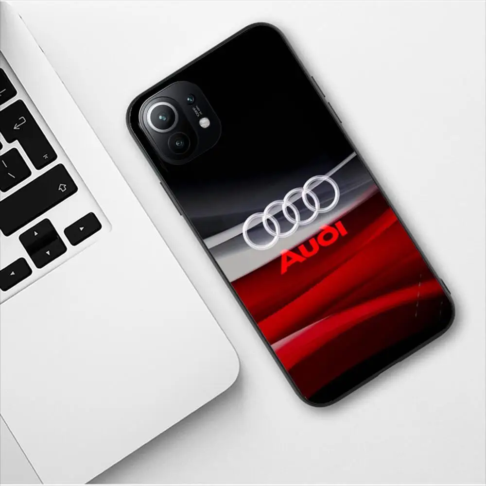 Sports Car Audi Luxury Phone Case For Xiaomi 13 12 11T 9 11 10C 9T 8 9SE 11i Lite Ultra Note10 Poco F3 M4 M3 Pro New Phone Cover