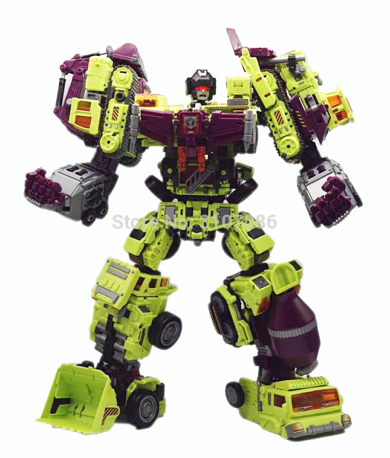 NBK трансформация 6в1 Разрушитель зеленый GT KO деформационный набор экшн-робот