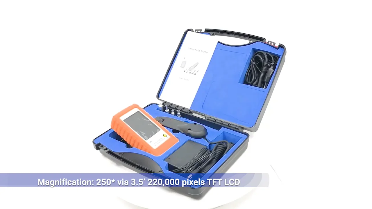 

Probe Fibre Inspector Kit FTTH Optical Inspection Probe Optic Scope Fiber Microscope