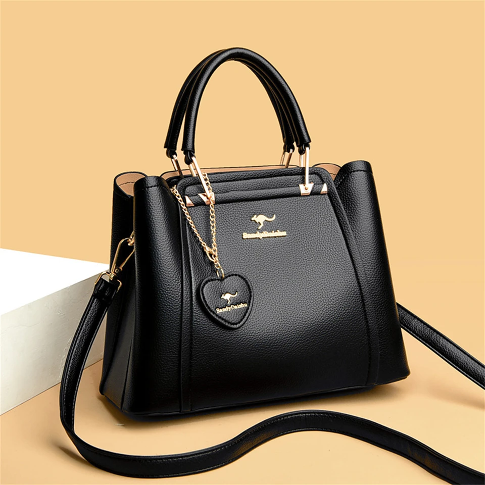 

High Quality Leather Shoulder for Women New Luxury Purses and Handbags Ladies Designer Fashion Crossbody Messenger Bags Tote Bag