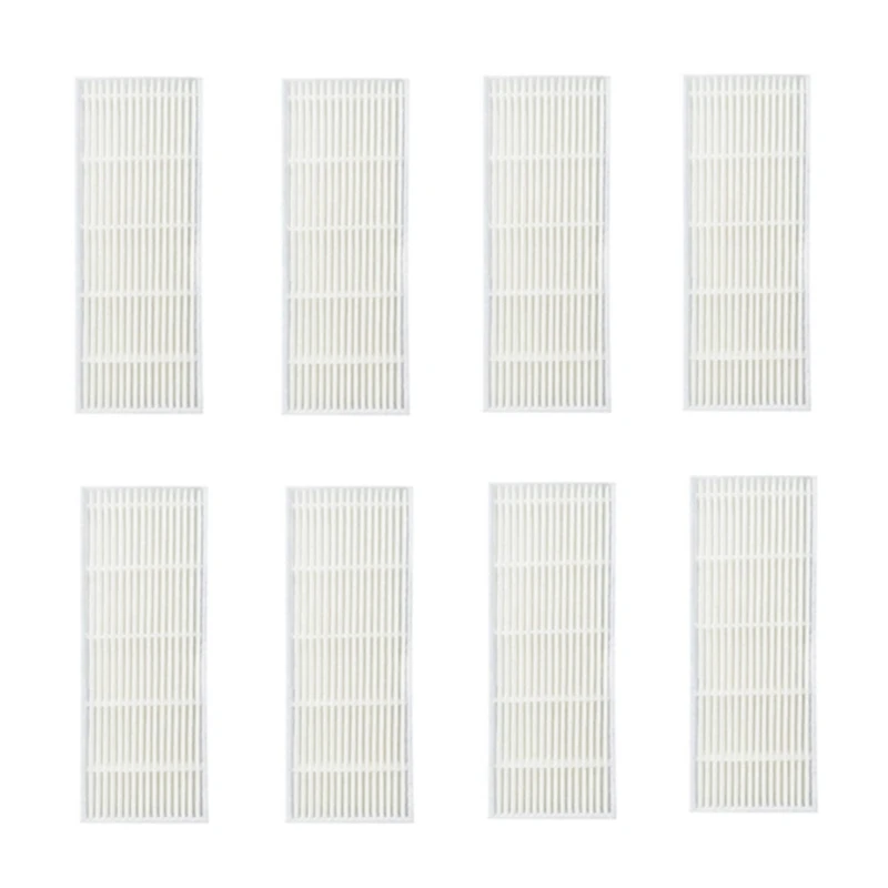 

8 PCS HEPA Filters Vacuum Cleaner Accessories White For Lefant Robot Vacuum Cleaner M210 Pro M1 M201/M501A/M571/T700 Accessories