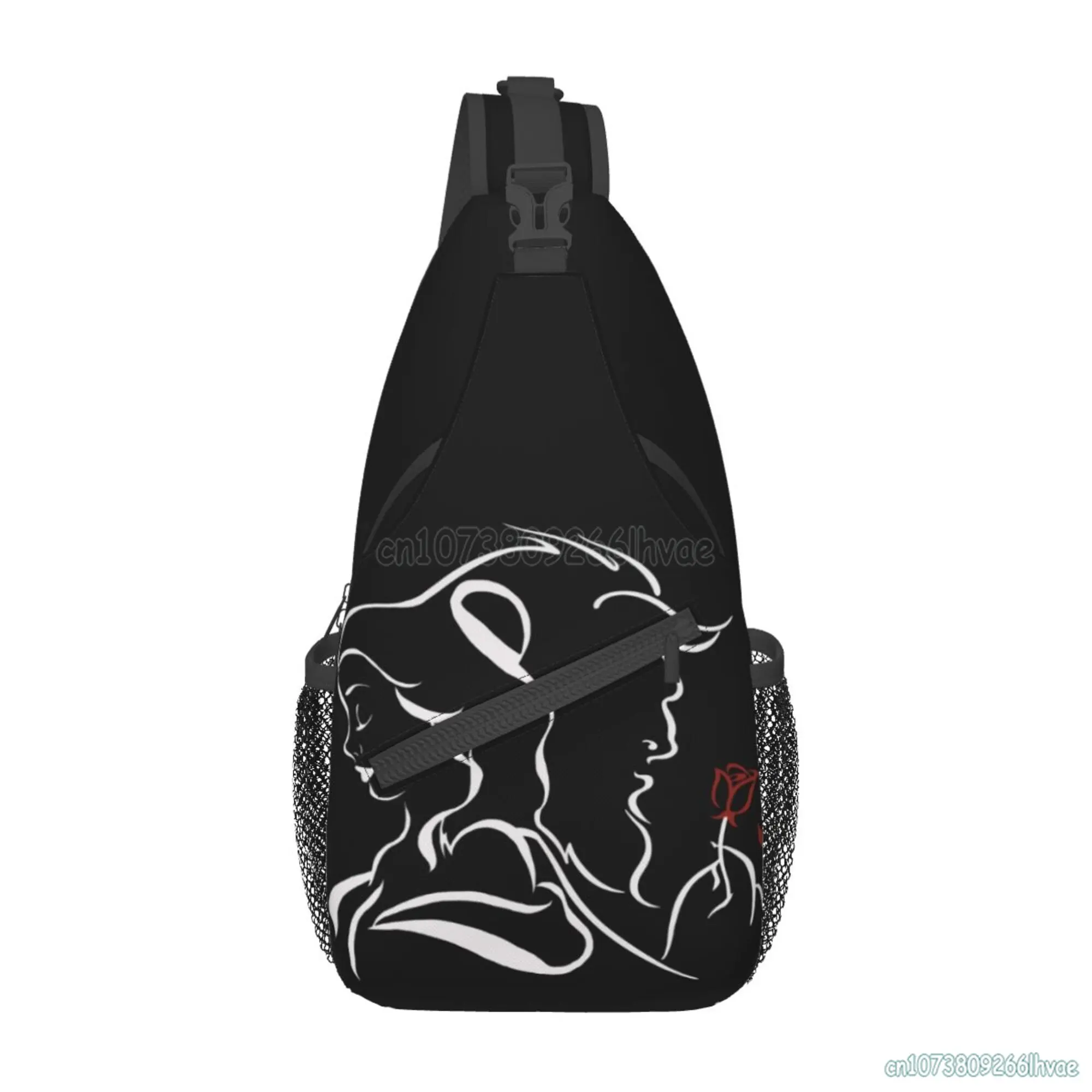 

Beauty Within The Beast Sling Bag Crossbody Chest Bag Waterproof Daypack for Hiking Travel Unisex Multipurpose Shoulder Bag