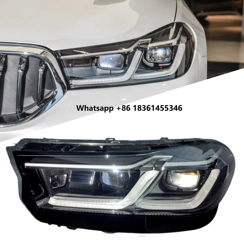 Фото Фара для BMW 6 серии GT G32 LCI 2021-2024, G32, 630, 640, полностью светодиодная, в сборе, 9479277, 9479278 №1