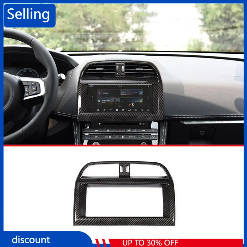 

For Jaguar XE XEL F-Pace f pace X761 2018 ABS Car Interior Navigation Screen Frame Trim Car Accessories 1 Pcs fast ship