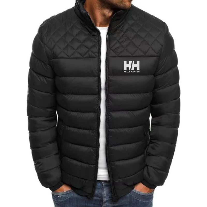 

New men's trench coat Winter coat stand collar thick warm clothes casual pilot casual zipper fashion cotton coat