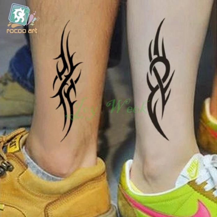 

Waterproof Temporary Tattoo Sticker on body thorns vines tattoo totem tatto stickers flash tatoo fake tattoos for men girl women