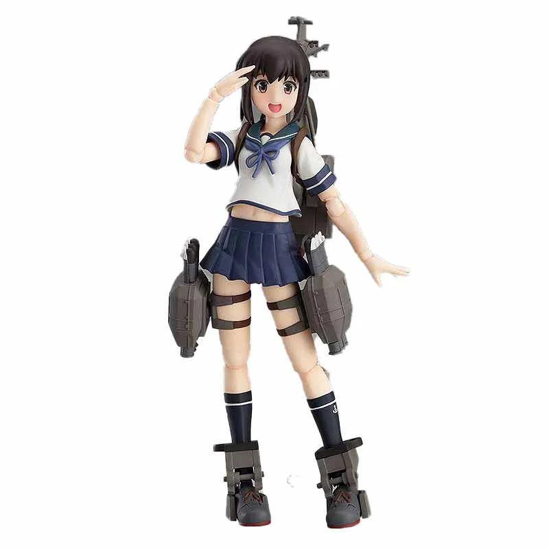 В наличии оригинальный Max Factory Figma 281 Фубуки анимация Ver Kantai Коллекция Kan клей 13 см