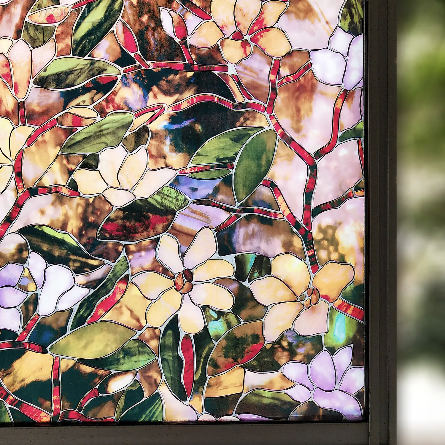 

Multi-style High-end Quality Privacy Protection Window Film Glass Decorative Color Stickers Christmas Self-adhesive Frosted Foil
