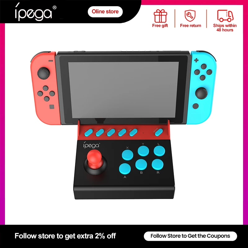 

Ipega PG-9136 Joystick for Nintendo Switch Plug&Play Single Rocker Control Joypad Gamepad for Nintendo Switch Game Console