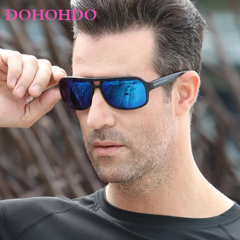 

DOHOHDO Men Women Sun Glasses Classic Polarized High QualityRetro Brand Designer Female Male Fashion Mirror Sunglass UV400