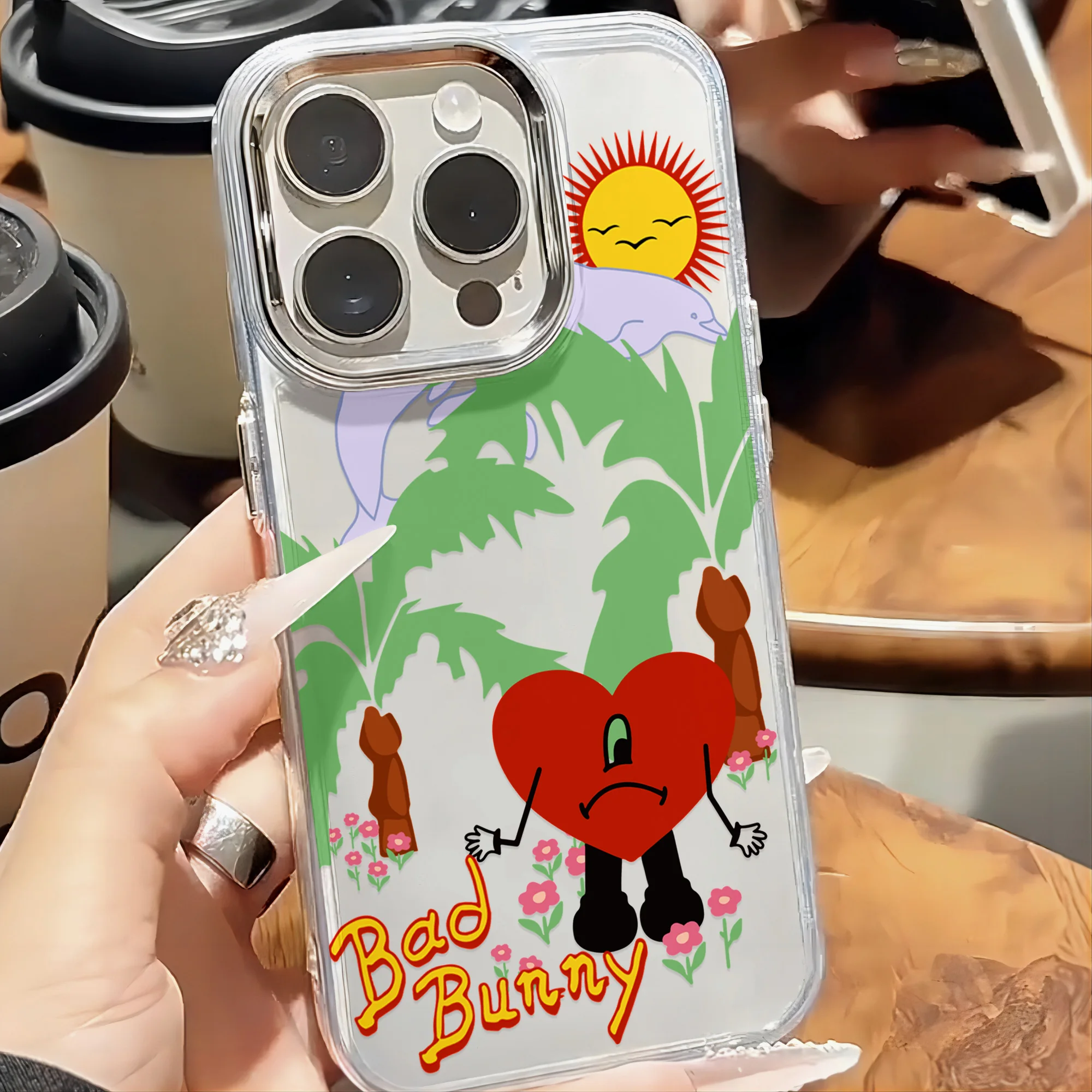 Art B-Bad Bunnys Malumas Hot Чехол для телефона для iPhone 17 16e 16 15 14 13 12 11 Mini Pro Max X XR XSMAX 8 7 Air Plus Мягкий чехол (art.: 3920d46bc0de5) - 3920d46bc0de5
