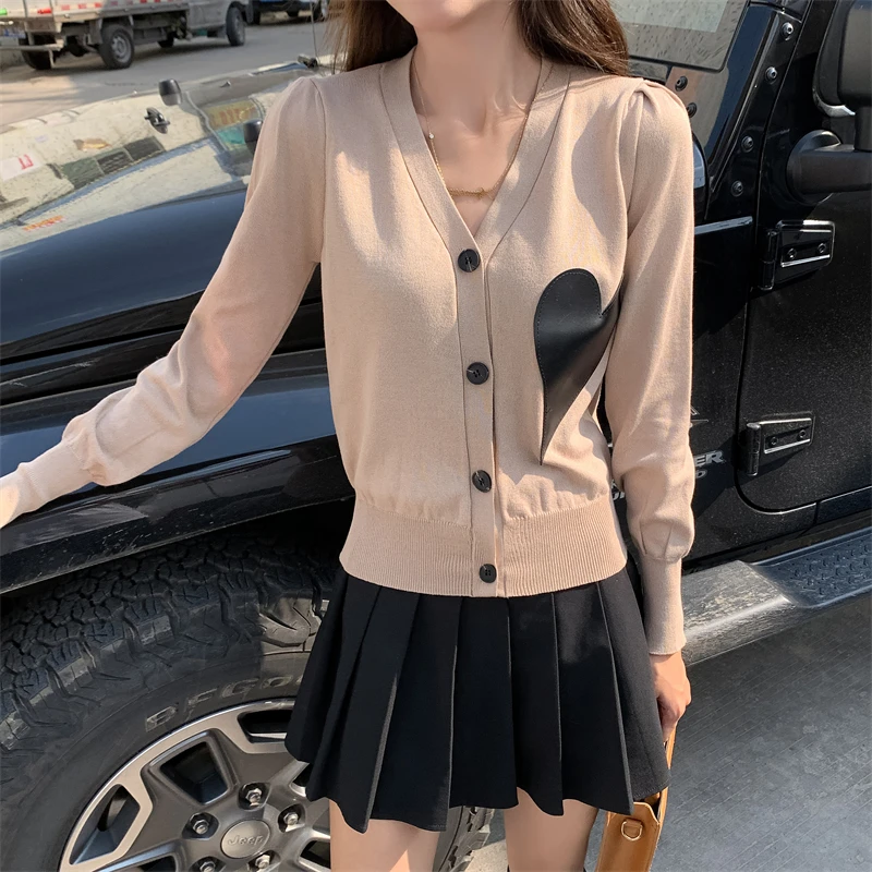 Весенний Повседневный женский кардиган модные Универсальные весенние топы с