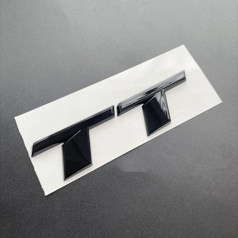 

3D ABS хром черный TT логотип буквы эмблема багажника автомобиля значок наклейка для Audi TT RS MK1 8N 8J MK3 8S MK2 TT наклейка аксессуары