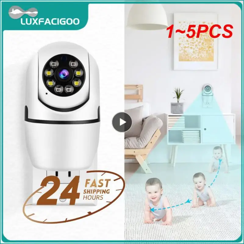 

1~5PCS Garage Camera Two-way Intercom Home Surveillance Camera 1080p Infrared Night With Fill Light Wireless Camera
