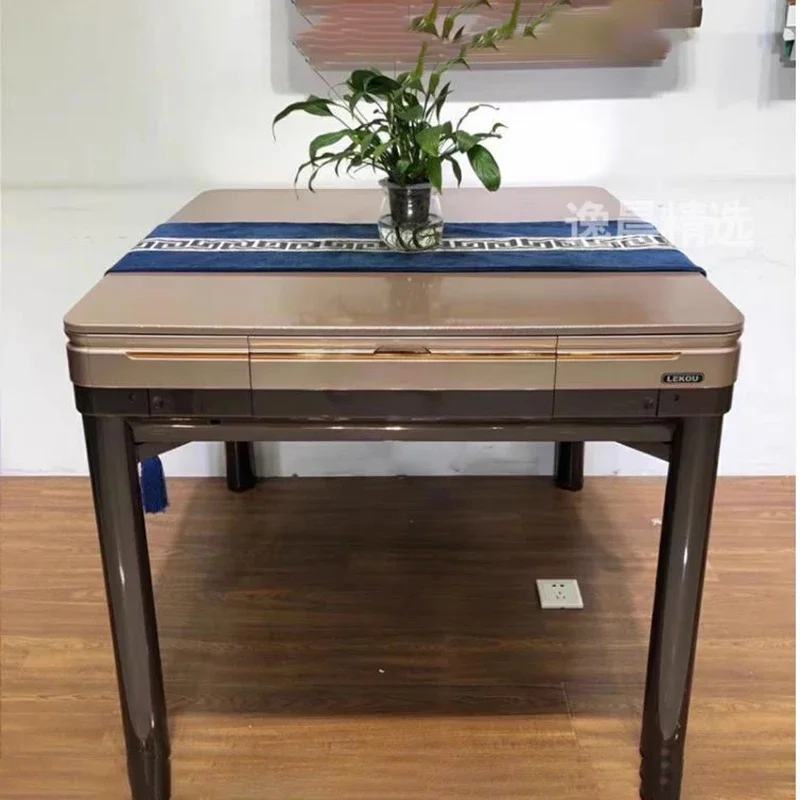 Усовершенствованный обеденный стол из закаленного стекла складной мобильный