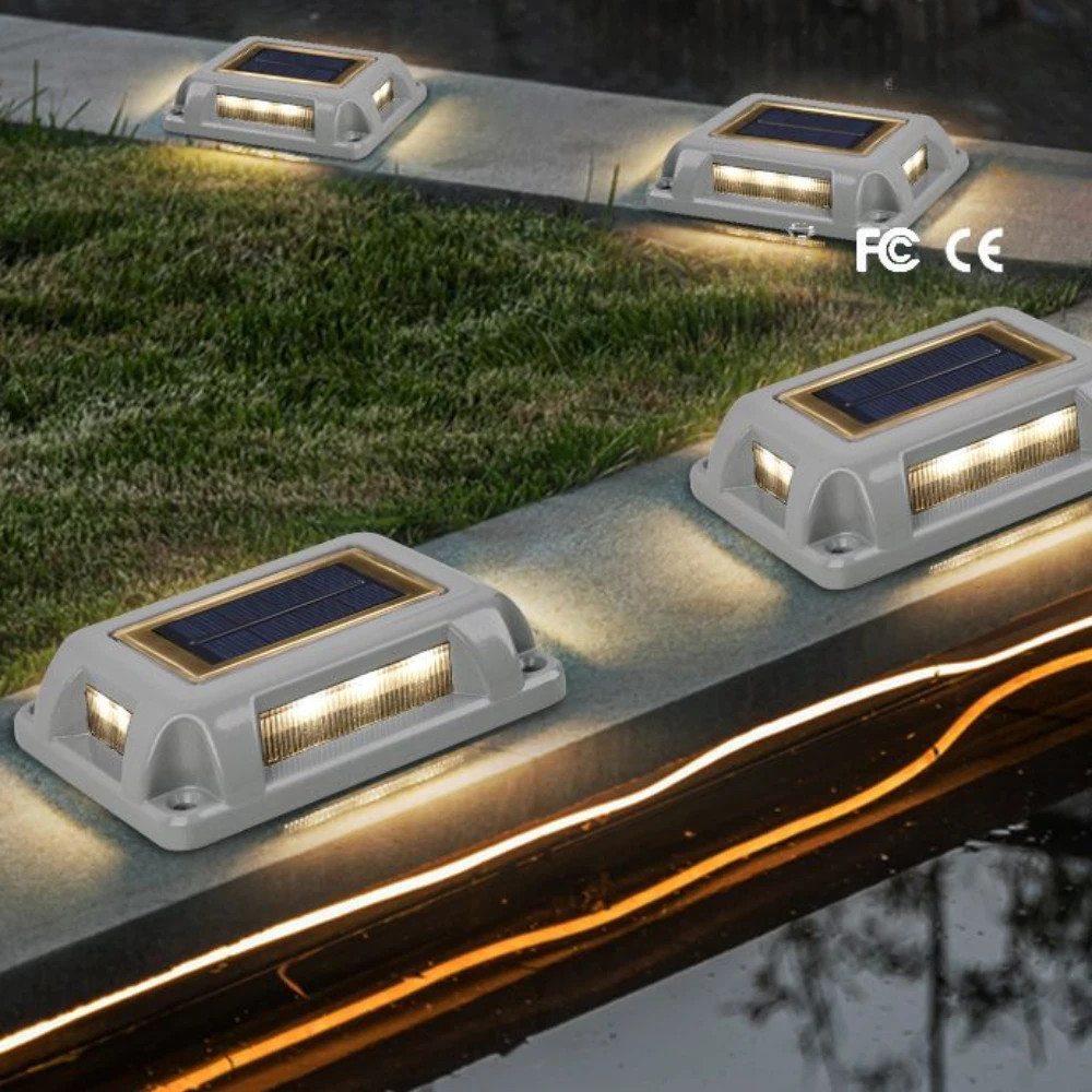 

Driveway Lights Solar Powered Blue 3000K 6000K Outdoor Waterproof for Step Pool Side Pathway Walkway Patio
