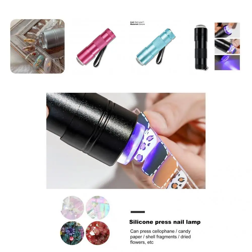 

Easy to Operate Good Optical Performance Hand-held Nail Art UV Lamp for Female