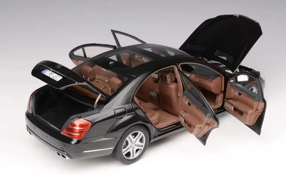 Motorhelix 1/18 для Maybach Mercedes Benz S600L W221 Limited 9000 литая под давлением модель автомобиля