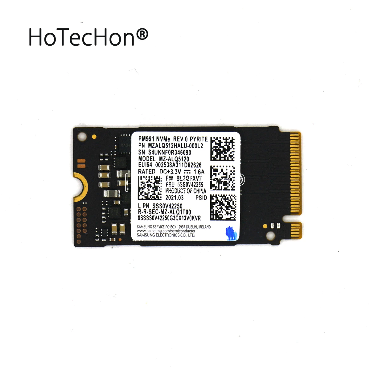 

5SS0V42255-оригинальный жесткий диск SAM PM991 NVMe 512 ГБ M.2 PCIe 2242 SSD для Lenovo IdeaPad Flex 5-14ARE05