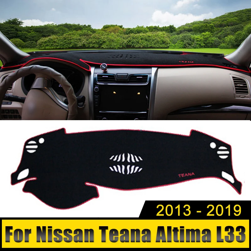 

Чехол для приборной панели автомобиля для Nissan Teana Altima L33, 2013, 2014, 2015, 2016, 2017, 2018, 2019