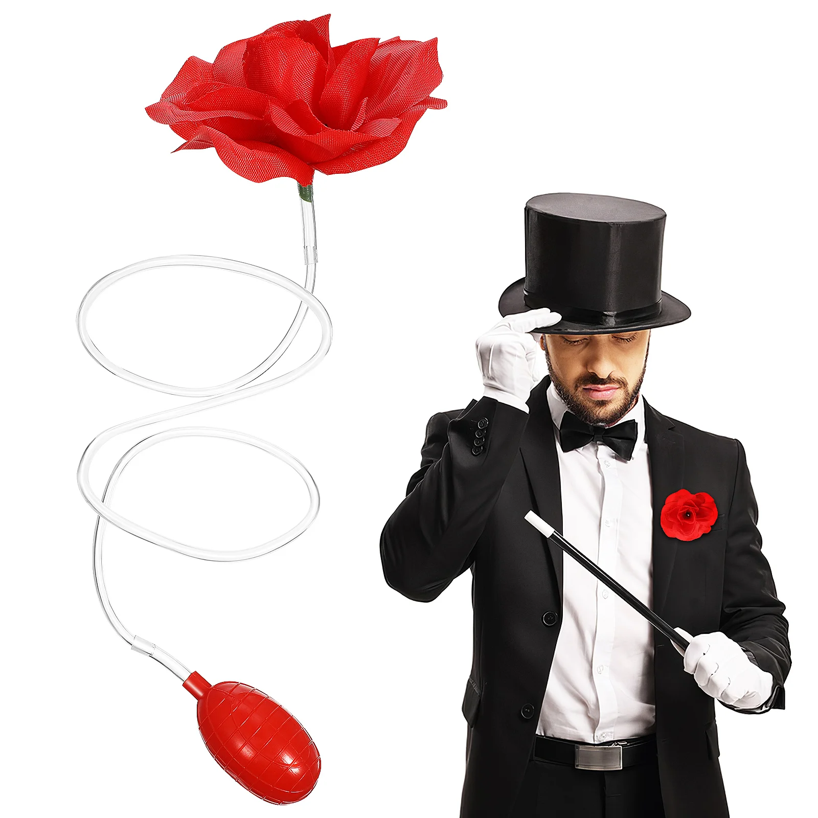 

Брызгающий цветок для клоуна, игрушка для вечеринки, розыгрыши, игрушки, брошь для распыления воды, пластиковая хитрая