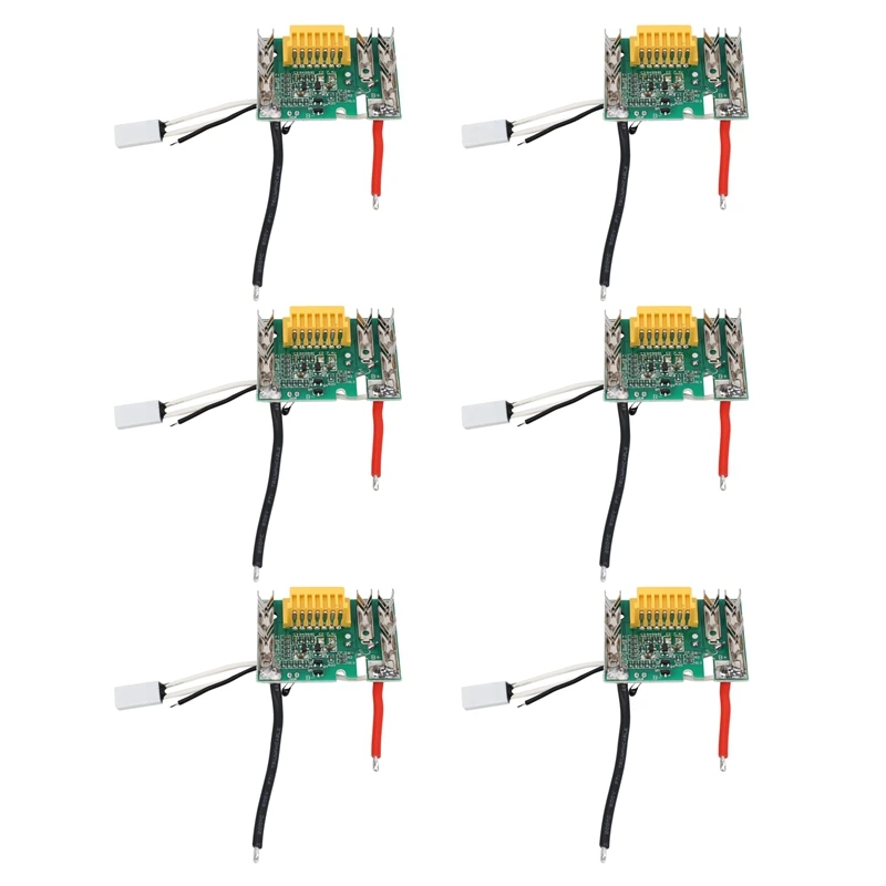 

6X PCB Circuit Module Board Parts,Li-Ion Protection For Makita 18V Bl1830 Bl1840 Bl1850