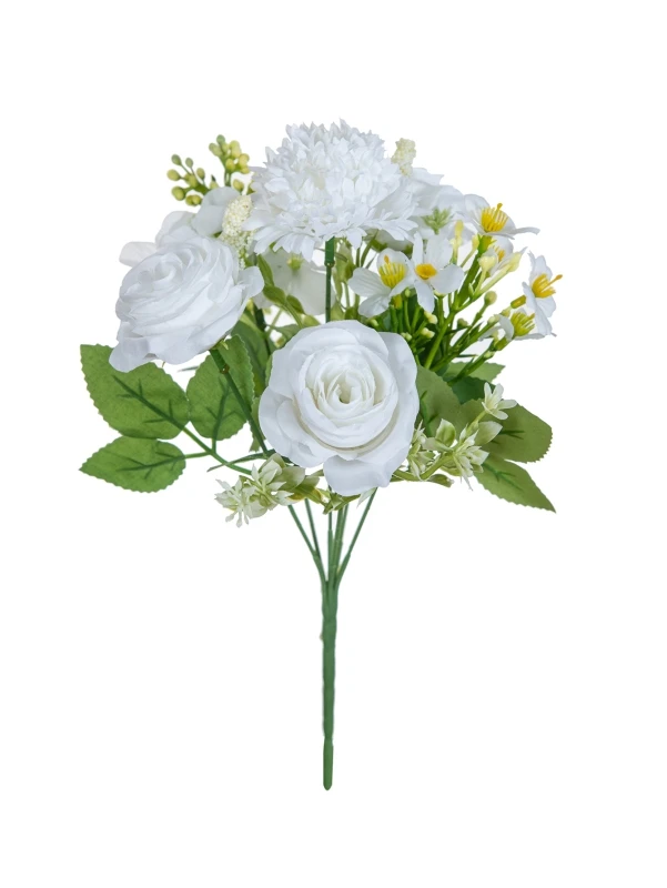 

Искусственные шелковые гортензии и розы