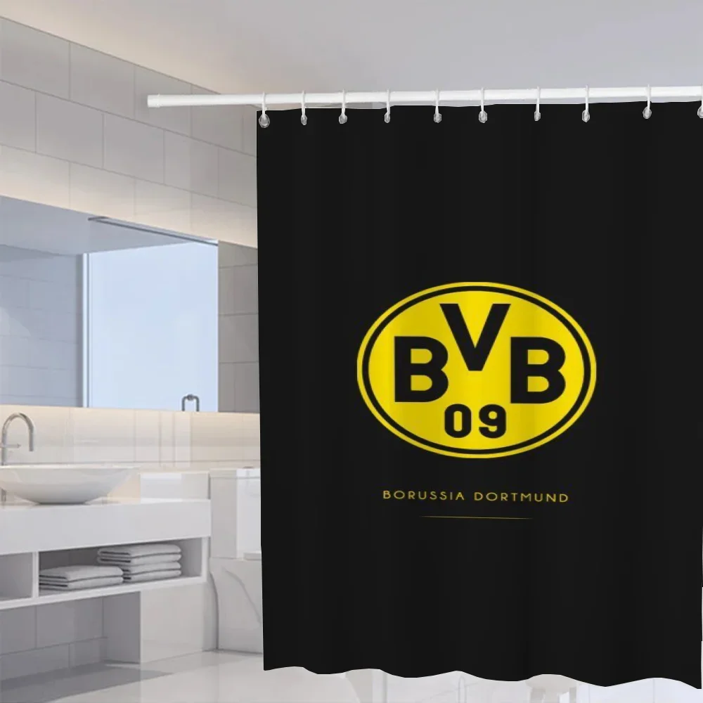 Занавеска для душа в современном стиле Borussia Dortmund