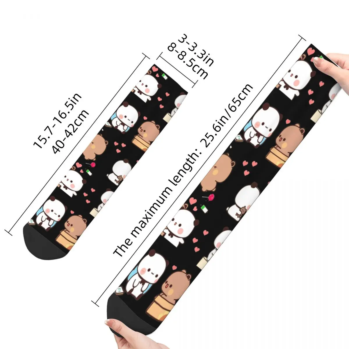 Повседневные носки для скейтборда с медведем и пандой Bubu Dudu воздушные шары из