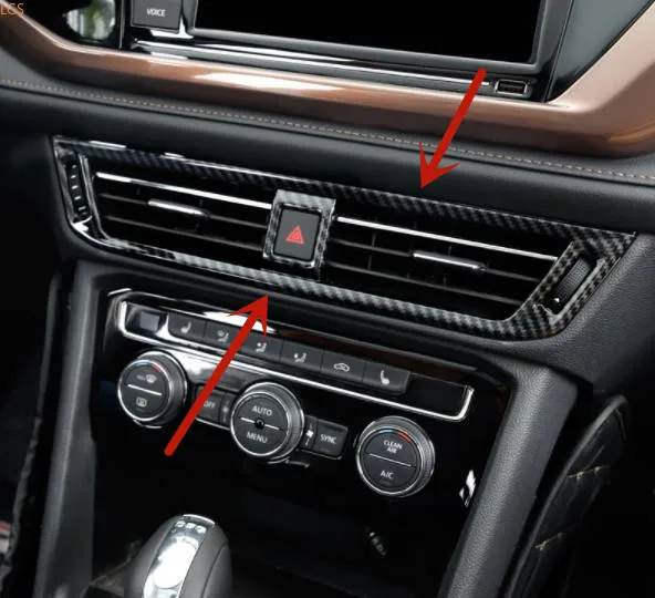 

Для Volkswagen Tharu 2018-2020 ABS хромированный кондиционер освещение украшение патч защита Автомобильный Стайлинг