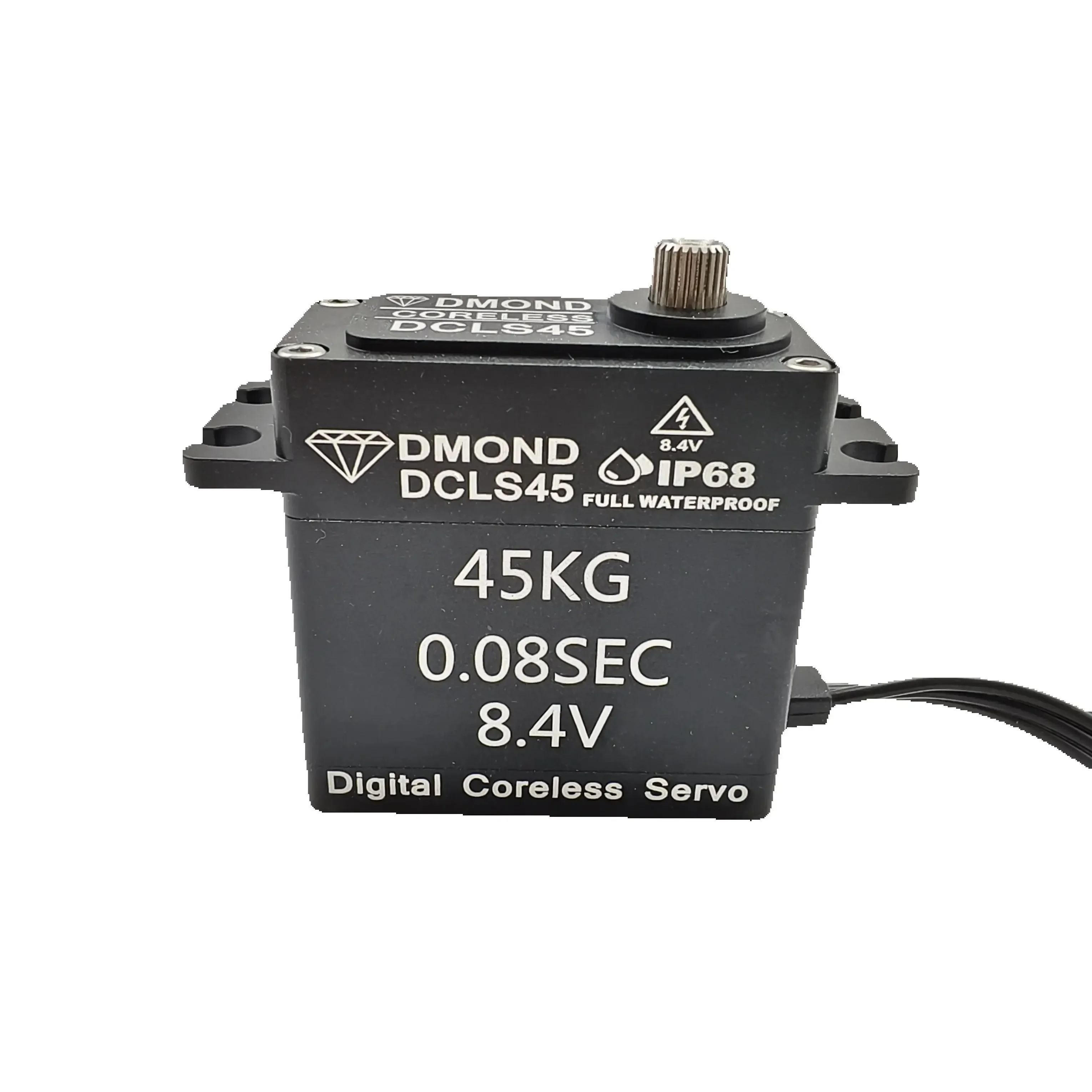 Фото RoRuSDMOND DCLS45 45 кг 0,08 с Бесколлекторный 8,4 В IP68 Полностью водонепроницаемый NB для радиоуправляемых моделей 1/8 1/10: краулеров, багги, грузовиков. Индивидуальная сборка. №3