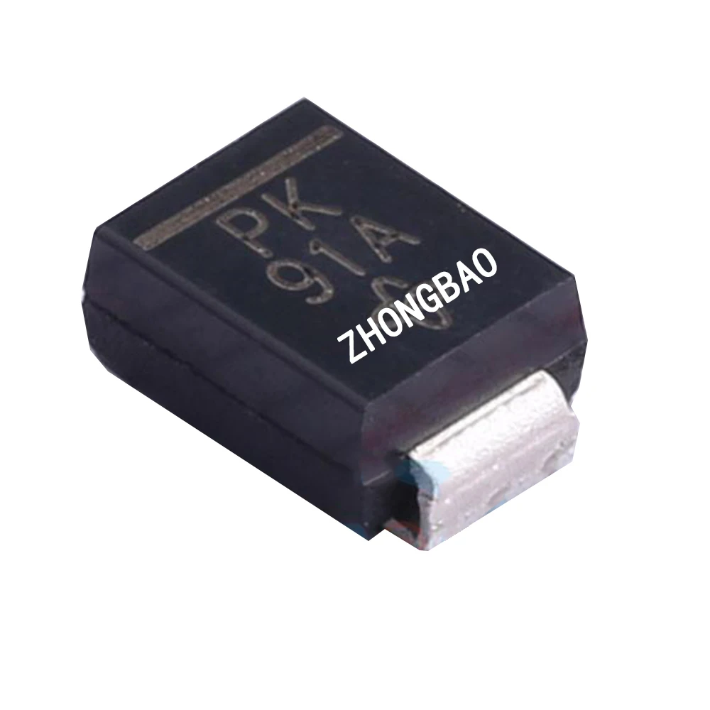 

Pack of 10 SMBJ130A-E3/52 Tvs Diode 130VWM 209VC DO214AA :RoHS, Cut Tape