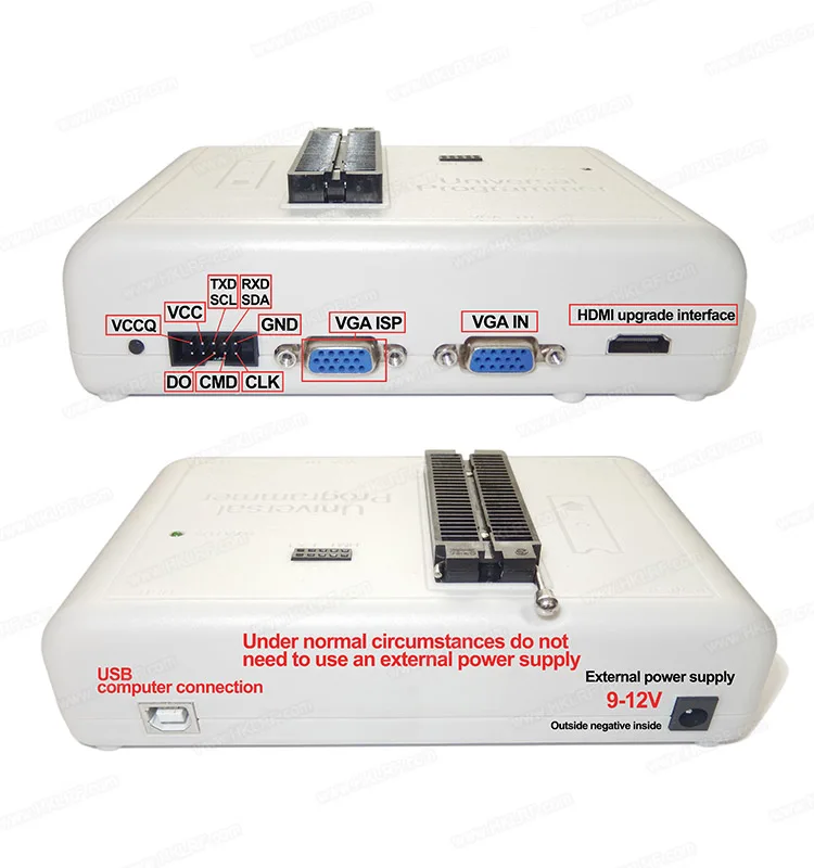 

RT809H Ic Universal Programmer +21 ADAPTERS + CABLES EMMC-Nand