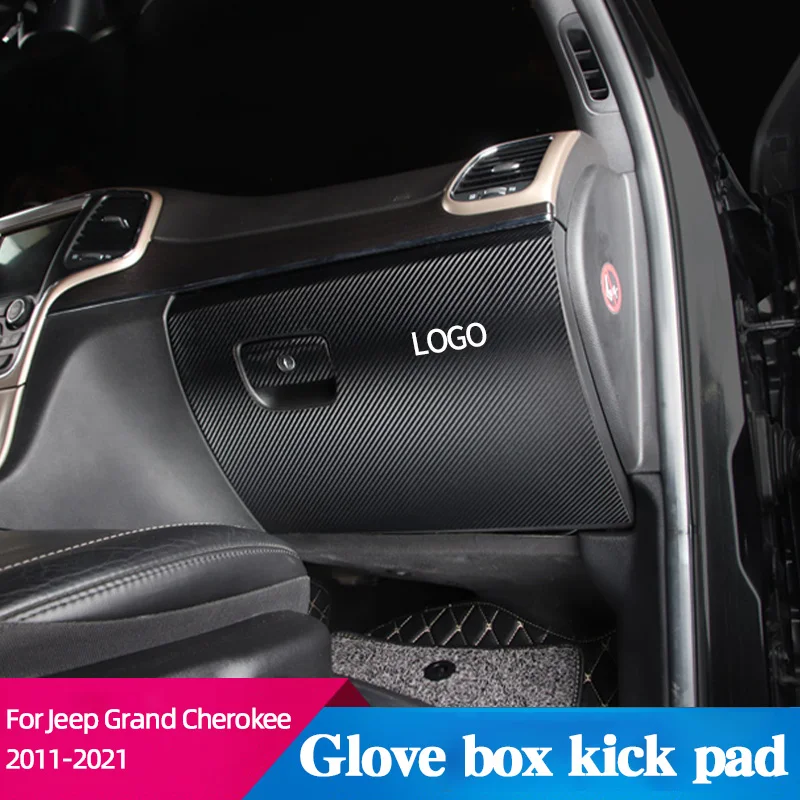 

Car Glove Box Kick Pad For Jeep Grand Cherokee 2011-2021 PU Co-pilot Scratch-resistant And Wear-resistant Accessories