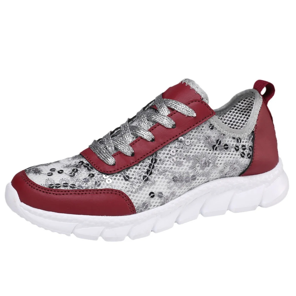 2024 новый стиль сетчатая дышащая удобная осенне-зимняя кожаная женская обувь