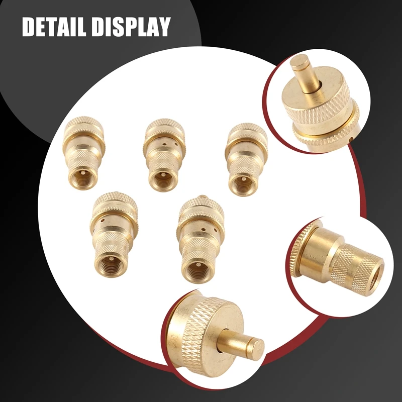 5 шт. внедорожная латунная машина для вентиляции шин комплект S Автоматический