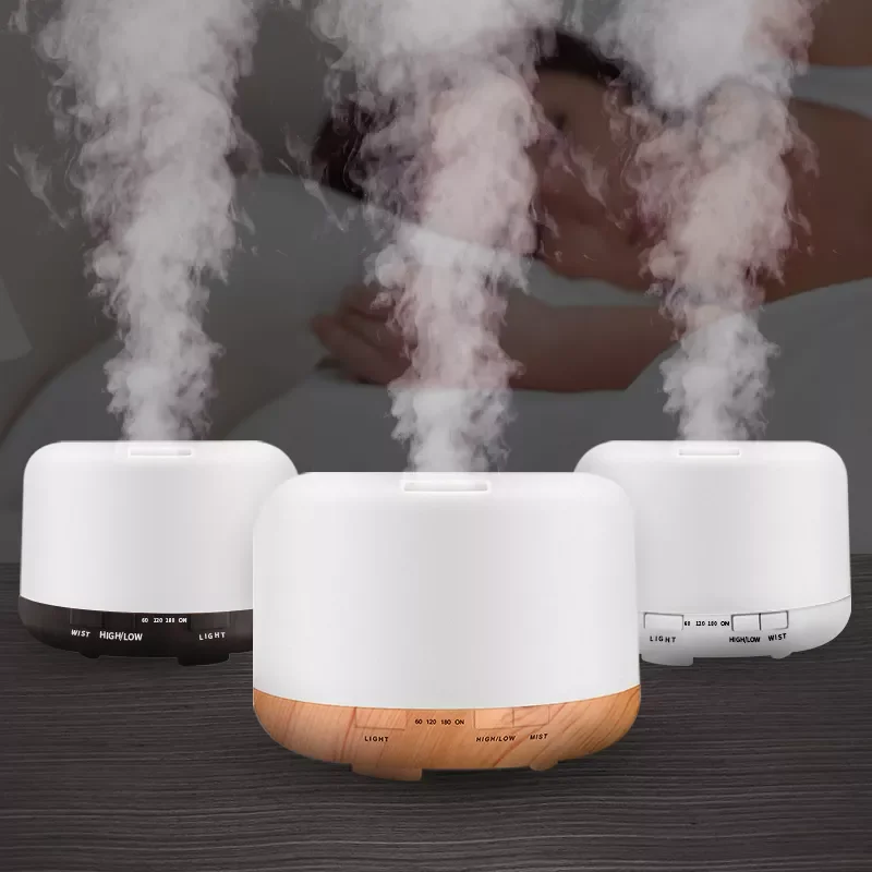 

Electric Aroma Diffuser Air Humidifier 300ML 500ML 1000ML Ultrasonic Cool Mist Maker Fogger LED Essential Oil Diffuser