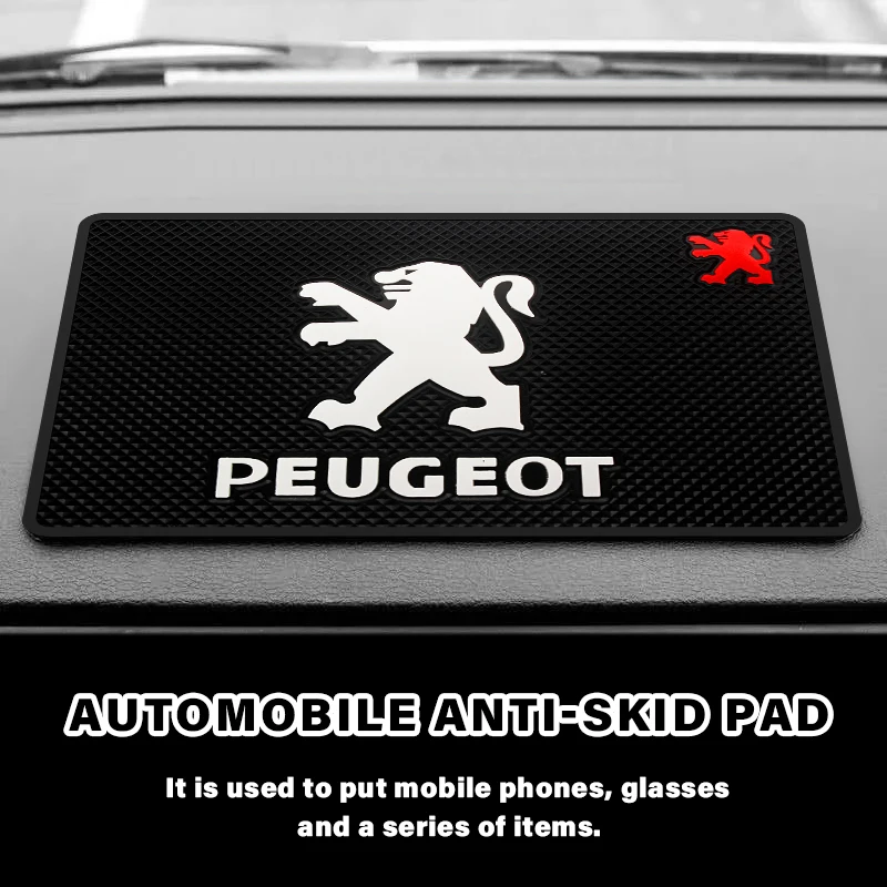 

Car Dashboard Sticky Anti Slip Mat Auto Non Slip Silica Gel Pad Phone Glasses Holder Cushion For Peugeot 107 108 206 207 301 300