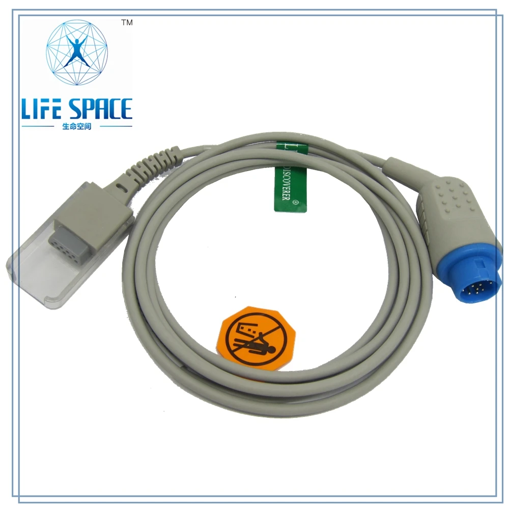 EX-A02 многоразовый высококачественный Удлинительный кабель для датчика SPO2 MINDRAY