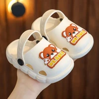 white clogs sandal for girl child designer rabbit cake slip on garden shoes kids boys beach slipper sandals indoor home shoes