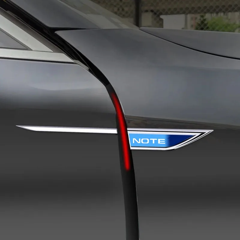 2 шт. наклейки на боковые крылья автомобиля значок-эмблема логотип отделки для NOTE