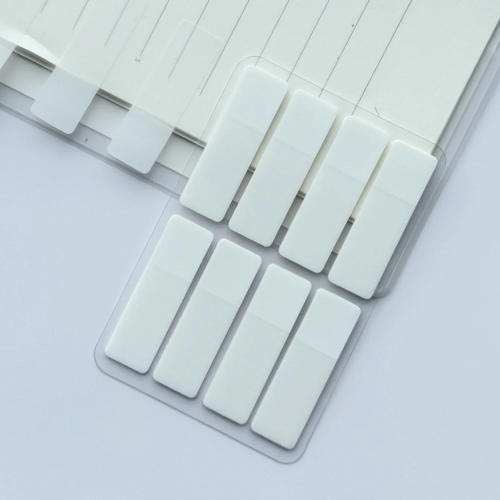 

Белый индекс, липкая заметка, индексная наклейка в корейском стиле для фотокарточек, минималистичная этикетка, индексные вкладки, наклейки, студенческие канцелярские принадлежности